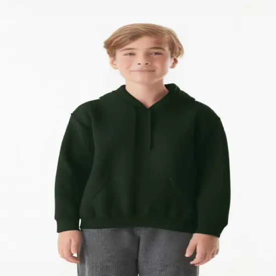 Gildan&reg; Youth Heavy Blend Hooded Sweatshirt Forest green {1}