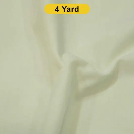 Polyester Cotton Broadcloth Fabric 60" Wide Multiple Colors Ivory {1}