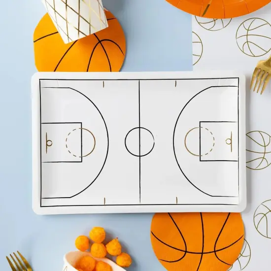 BASKETBALL COURT PLATES {2}