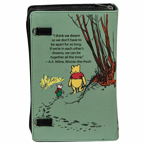 Green Pooh Book Handbag Clutch - Crossbody Bag - A.A. Milne {4}