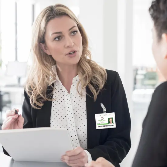 Avery Heavy Duty Badge Holders, 2.25" x 3.5", 50 Horizontal Name Badge Holders with Clips (2921) {2}