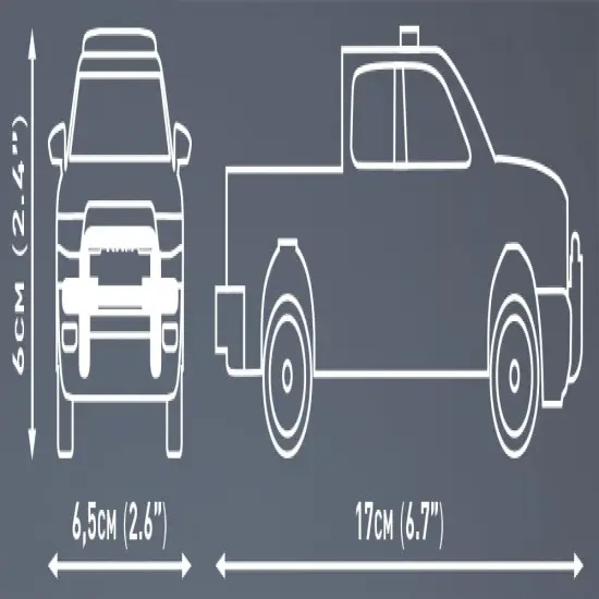 COBI RAM 1500 Police Vehicle Model Building Set, 203 Pieces {3}
