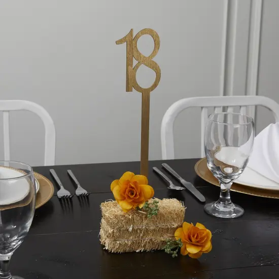 FloraCraft Decorative Natural Straw Bale 2/Pkg-2.5"X2.5"X5" {7}