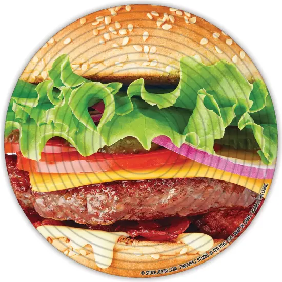Spin Flip Puzzle: Burger & Fries- 14 Rings - 2-In-1: Double-Sided Puzzle, Spin-Flip-Solve, 360 Degress Of Puzzling, Fidget Toy, Adults & Kids 8+ {5}