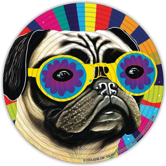 Spin Flip: Puzzle Hippy Dog & Cow- 14 Rings - 2-In-1: Double-Sided Puzzle, Spin-Flip-Solve, 360 Degress Of Puzzling, Fidget Toy, Adults & Kids Ages 8+ {6}