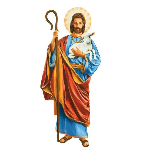 Collections Etc Good Shepherd 2-Foot Outdoor Garden Stake Decoration {2}