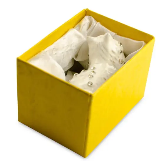 White Cat with Crystals Trinket Box Figurine {5}