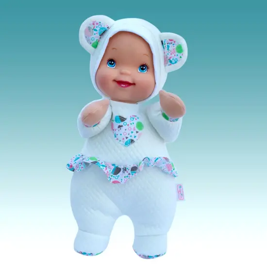Baby's First: Love Bear Baby Doll - White Quilted Outfit, Interactive Musical Doll, Plays This Little Light of Mine, Soft Toy, Baby-Kids-Toddlers 3mo+ {4}