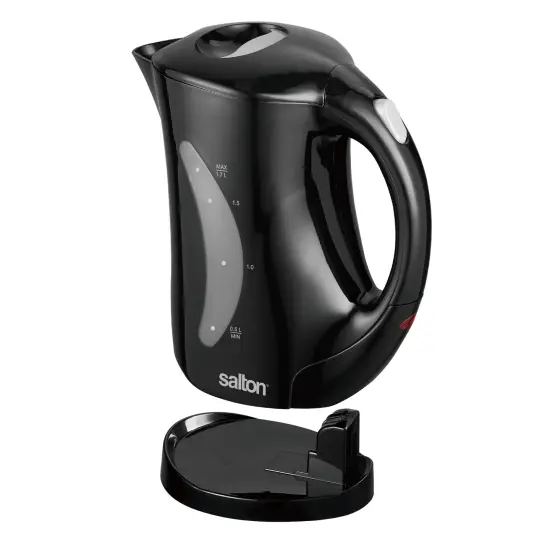 Salton Cordless Jug Kettle 58oz - Black {3}