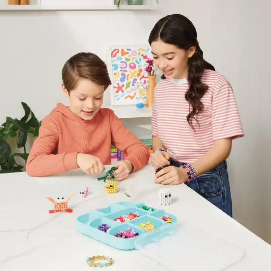 Make It Real: LinXo Creator Set - 650 pcs, DIY 13 Projects, Jewelry & Collectible Figures, Design-Build-Rebuild, Flexible Pieces, Girls & Kids Ages 6+ {7}