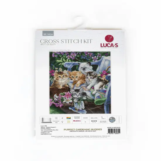 Purfect Gardening Buddies BU5026L Counted Cross-Stitch Kit {2}