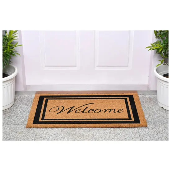 152961830WELC Black Border Welcome {4}