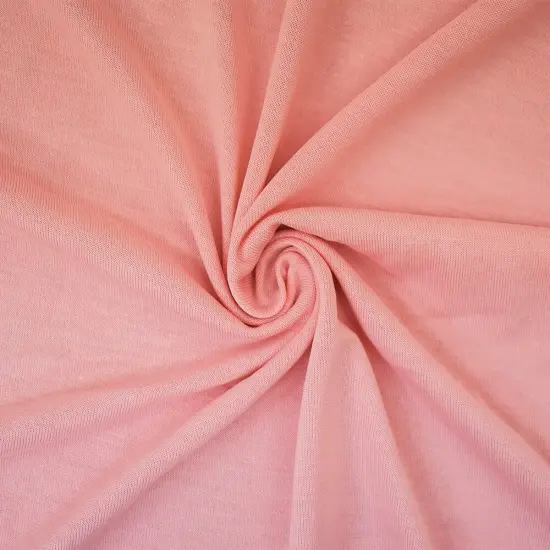 Pastel Pink Washed Modal Poly Stretch Spandex Jersey Knit Fabric By the Yard {1}