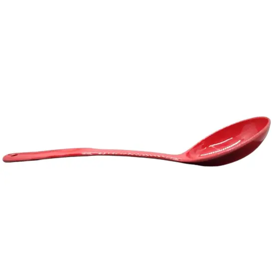 Handy Housewares 12.5" Long Handled Colorful Melamine Slotted Serving Spoon {7}