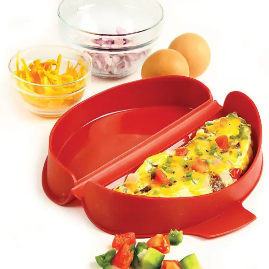 Norpro Non-Stick Silicone Microwave Omelet Maker {5}