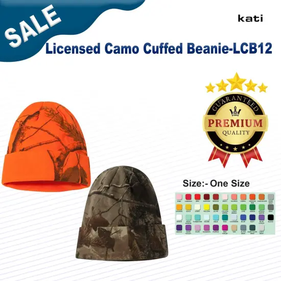 Kati&reg; Licensed Camo Cuffed Beanie Realtree Edge {3}