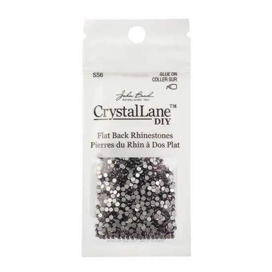 Crystal Lane DIY SS6 Glass Flatback Rhinestones, 1440pcs Light Violet {3}