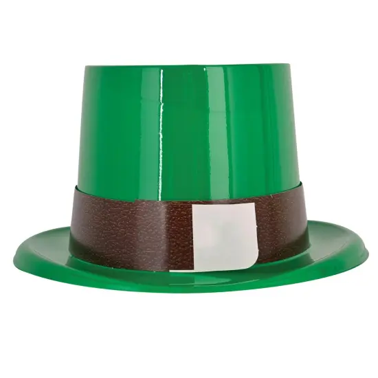 25 Pack Bulk St. Patrick's Day Plastic Leprechaun Top Hat {3}