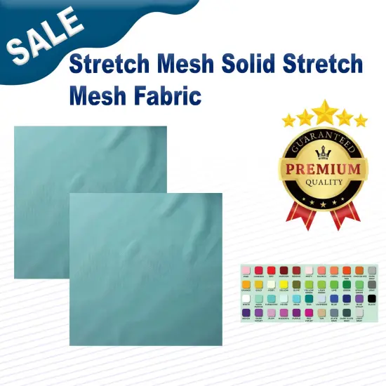 Stretch Mesh Solid Stretch Mesh Fabric LT Lavender&nbsp; {2}