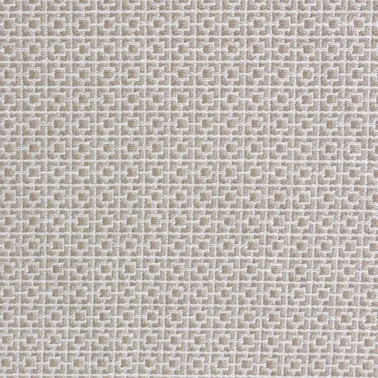 Fretwork Durable Polyester Fabric Ocean {7}