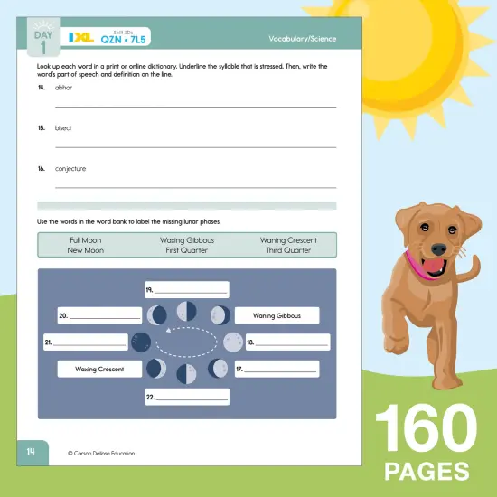 Summer Bridge Activities 8th to 9th Grade Workbooks All Subjects, Middle School Books With Math, Language Arts, Reading Comprehension, Science, Social Studies, Fitness, Flash Cards, eBook, and More {4}