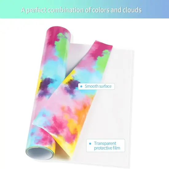 Tie-Dye Heat Transfer Vinyl Roll {2}