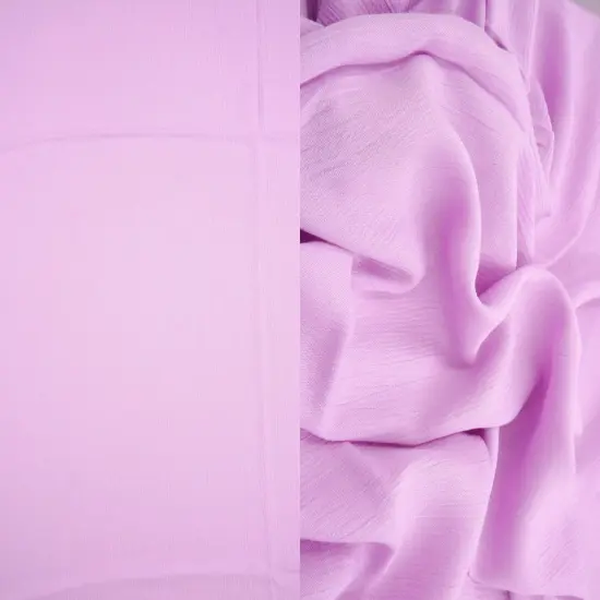 1 Yard Rayon Crepon Solid Woven Fabric Soft Textured Drapery Accent 50/51" Width LAVENDER {1}