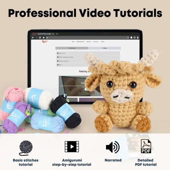 Crochet Kit Highland Cow {3}