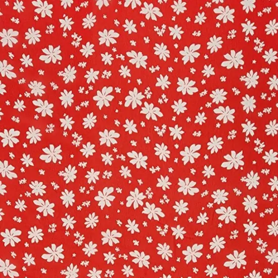 1 Yard Red or Ivory Hi Multi Chiffon Sheer Lightweight Apparel Fabric, 58/60" Wide {2}