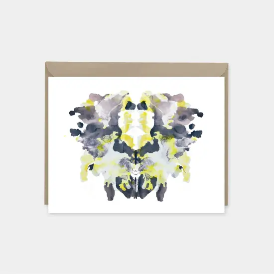 Rorschach India Ink Card {3}