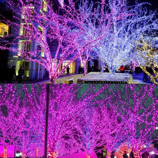 Halloween String Lights with 8 Lighting Modes - Purple {2}