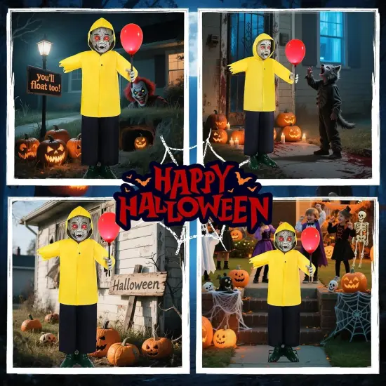 Scary Life Size Boy Animated Props Halloween Animatronics {6}