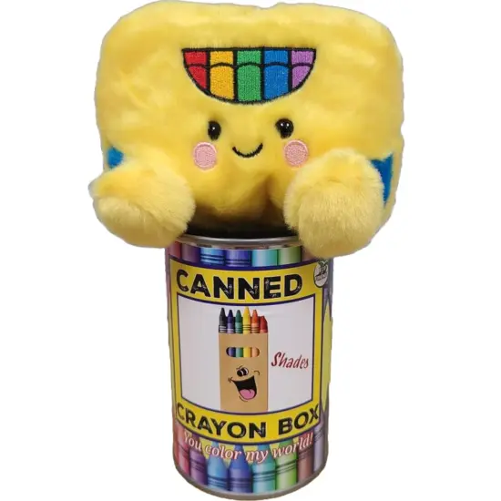 CANNED CRAYON BOX STUFFED ANIMAL {4}