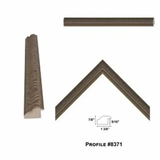 Aged Silver Ornate Shadow Box Picture Frame 36x36 frame {3}