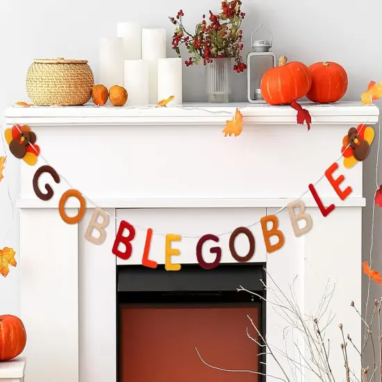 Thanksgiving Felt Banner (Thanksgiving) {1}