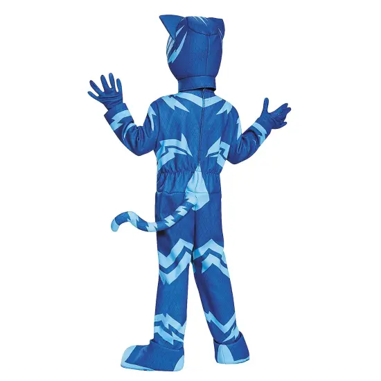 Boys PJ Masks Catboy Costume with Detachable Tail and Headpiece, Perfect for Halloween Parties {2}