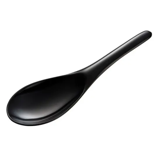 Hutzler 8-Inch BPA-Free Melamine Rice Paddle / Wok Spoon White {3}
