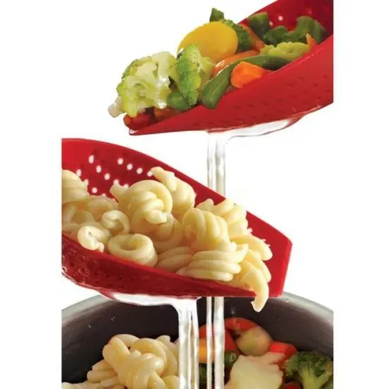 Norpro Large Heat-Resistant Scoop Colander - Strain Berries, Pasta, Eggs and more! {2}