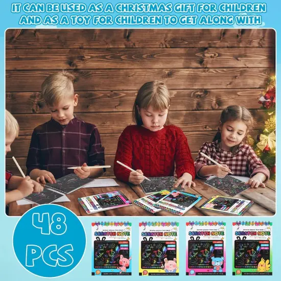 48 Pcs Scratch Note Pads {4}