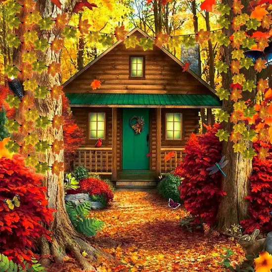 35 LED Fall Decor String Lights Fall Garland with Lights - GTK0811ZRA013 {3}