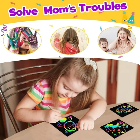 288 PCS Scratch Paper Art Craft {4}