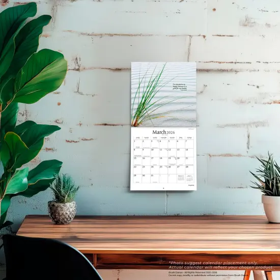 Simplicity | 2026 7 x 14 Inch (Hanging) Monthly Mini Wall Calendar {5}