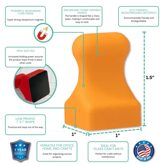 Mega Strong Neodymium MiniPawn Magnets {3}