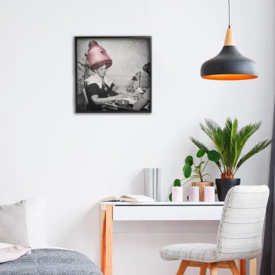 Stupell Industries Vintage Hair & Nails Salon Framed Giclee, design by Sophie 6 {2}