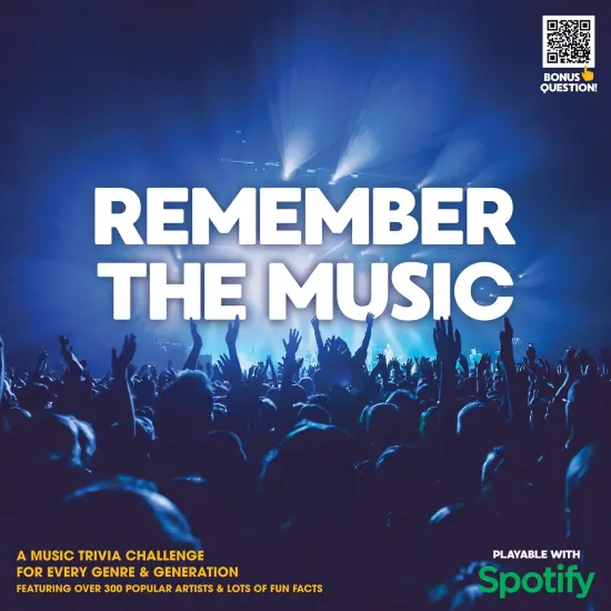 Longshore: Remember the Music Game - Music Trivia Challenge & Party Game, For Every Genre & Generation, Playable with Spotify, Kids-Adults Ages 8+ {4}