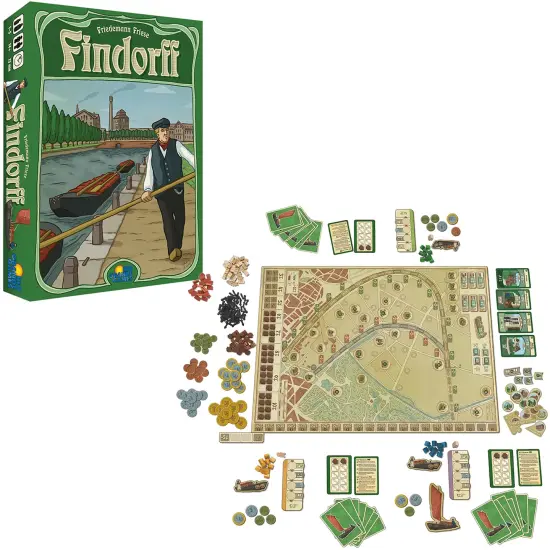 Findorff - City Building Game, Rio Grande Games, Strategy Game Set In Bremen 1803&ndash;1916, Hometown Of Friendemann Friese, Ages 12+, 1-5 Players, 45-90 Minute Playing Time {7}