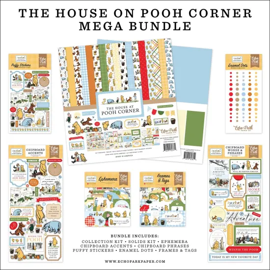 Echo Park Mega Bundle Collection Kit 12"X12"-The House At Pooh Corner {1}