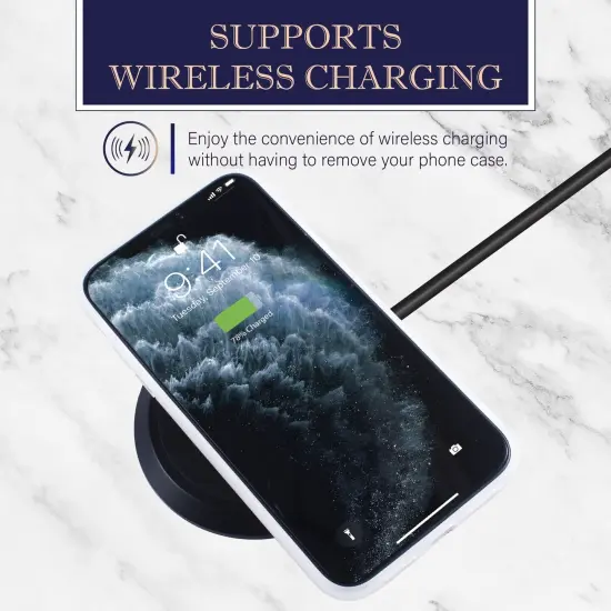 Glossy Marble Case For iPhone 11 6.1 inch (2019), Soft Flexible Slim TPU Gel Rubber Smooth Cover, Shockproof and Anti-Scratch, White Marble by Insten {7}