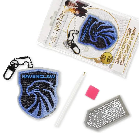 Camelot Dots Diamond Art Kit 2.625"X3.14" -Harry Potter Ravenclaw Crest Charm {7}