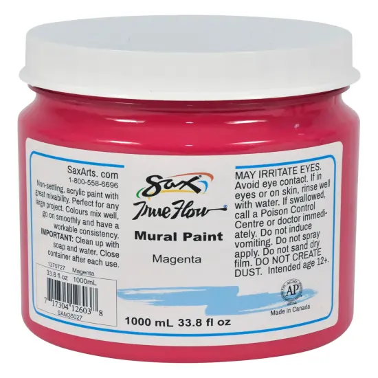 Sax Acrylic Mural Paint, 33.8 Ounces, Magenta {1}